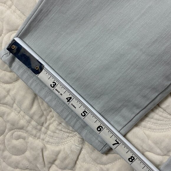 Gloria Vanderbilt Capris 2 LOT Teal Blue and Taupe Size 6 - Picture 12 of 12